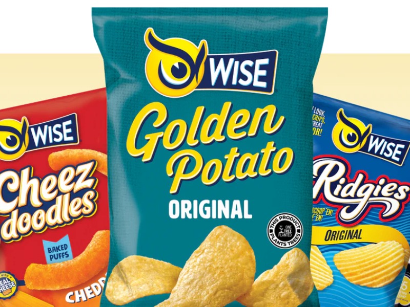 Wise Potato Chip Bags Golden Potato Ridgies Cheez Doodles